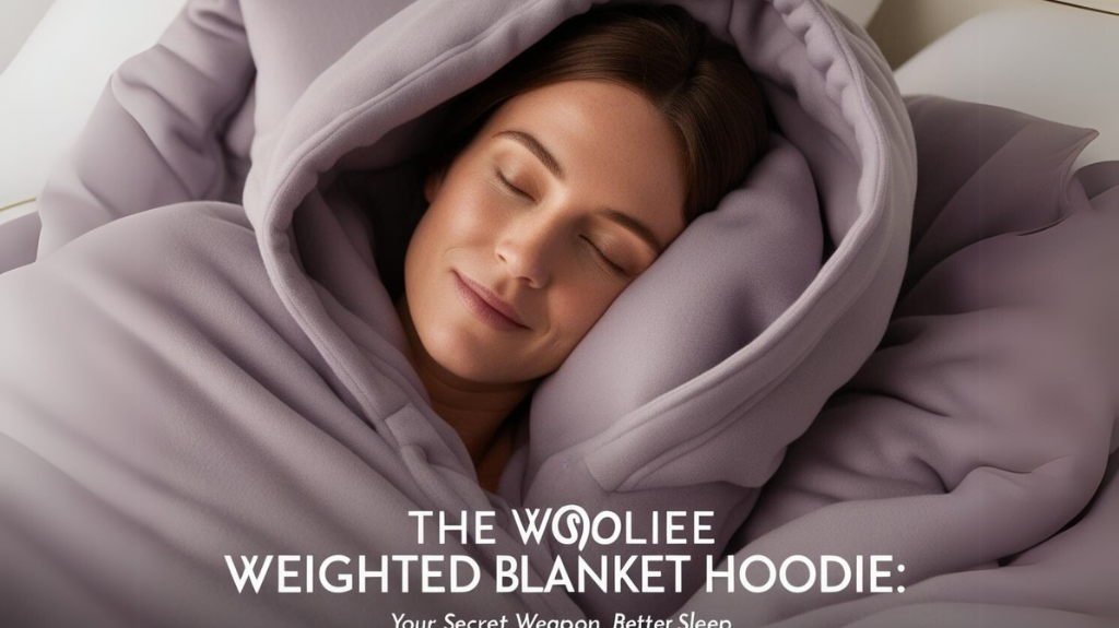 The Wooliee Weighted Blanket Hoodie: Your Secret Weapon for Better Sleep 😴💤