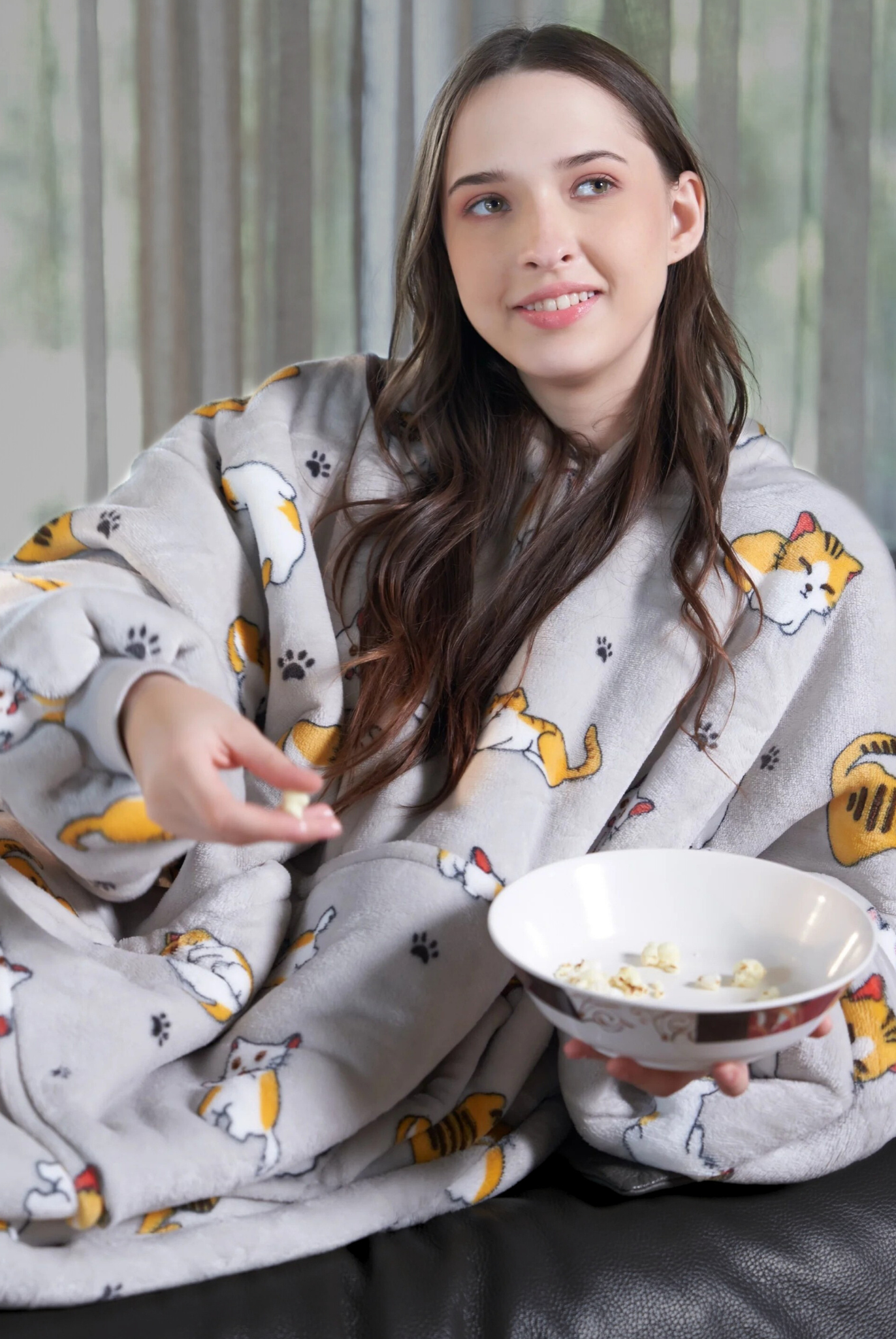 Purrfect Kitty - Hoodie Blanket - Comfy Series