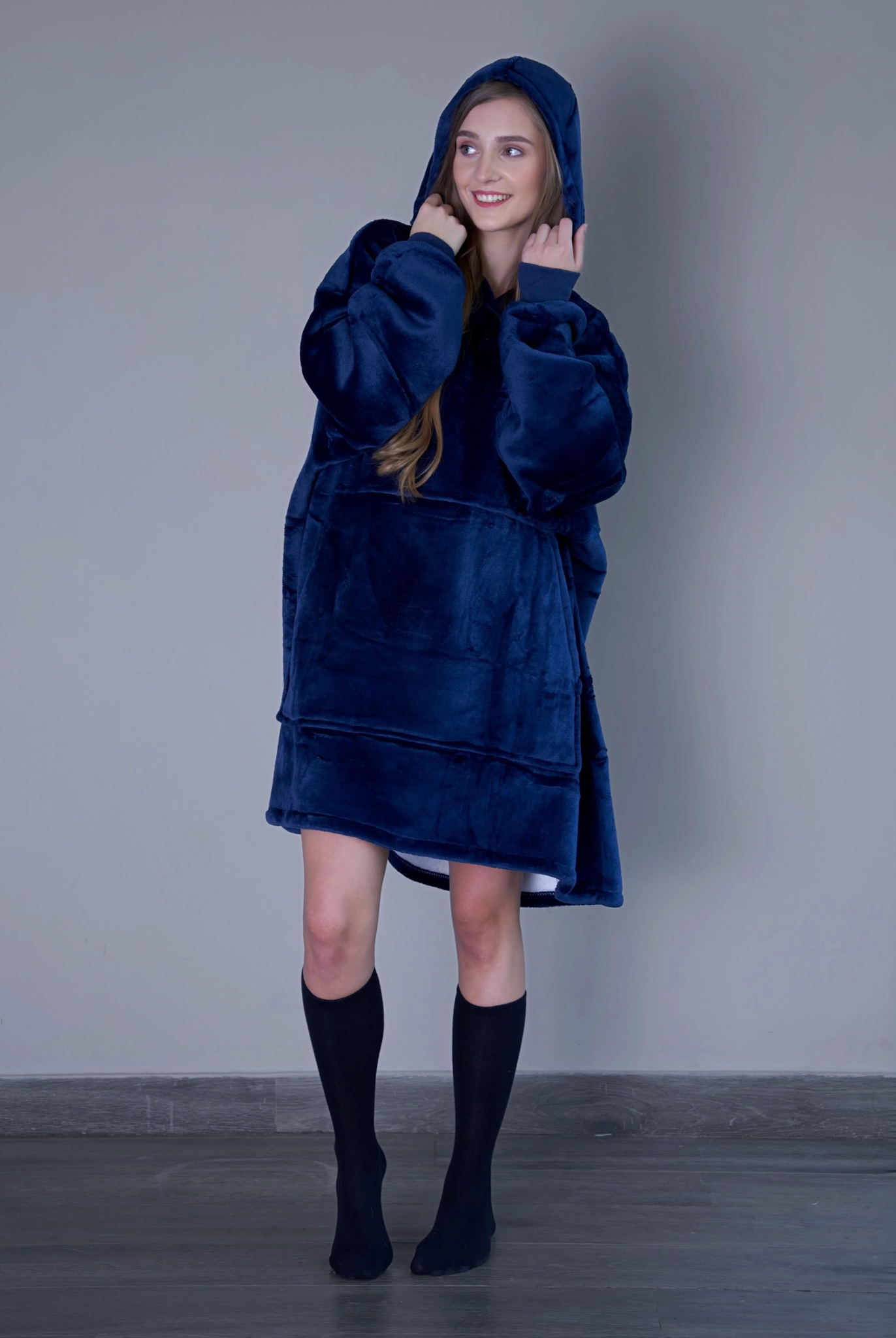 Midnight Blue - Hoodie Blanket - Comfy Series