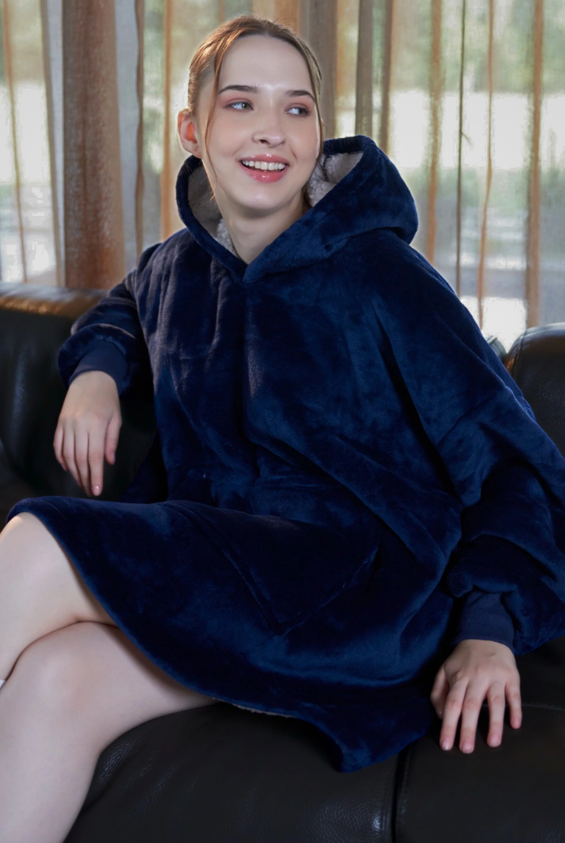 Midnight Blue - Hoodie Blanket - Comfy Series