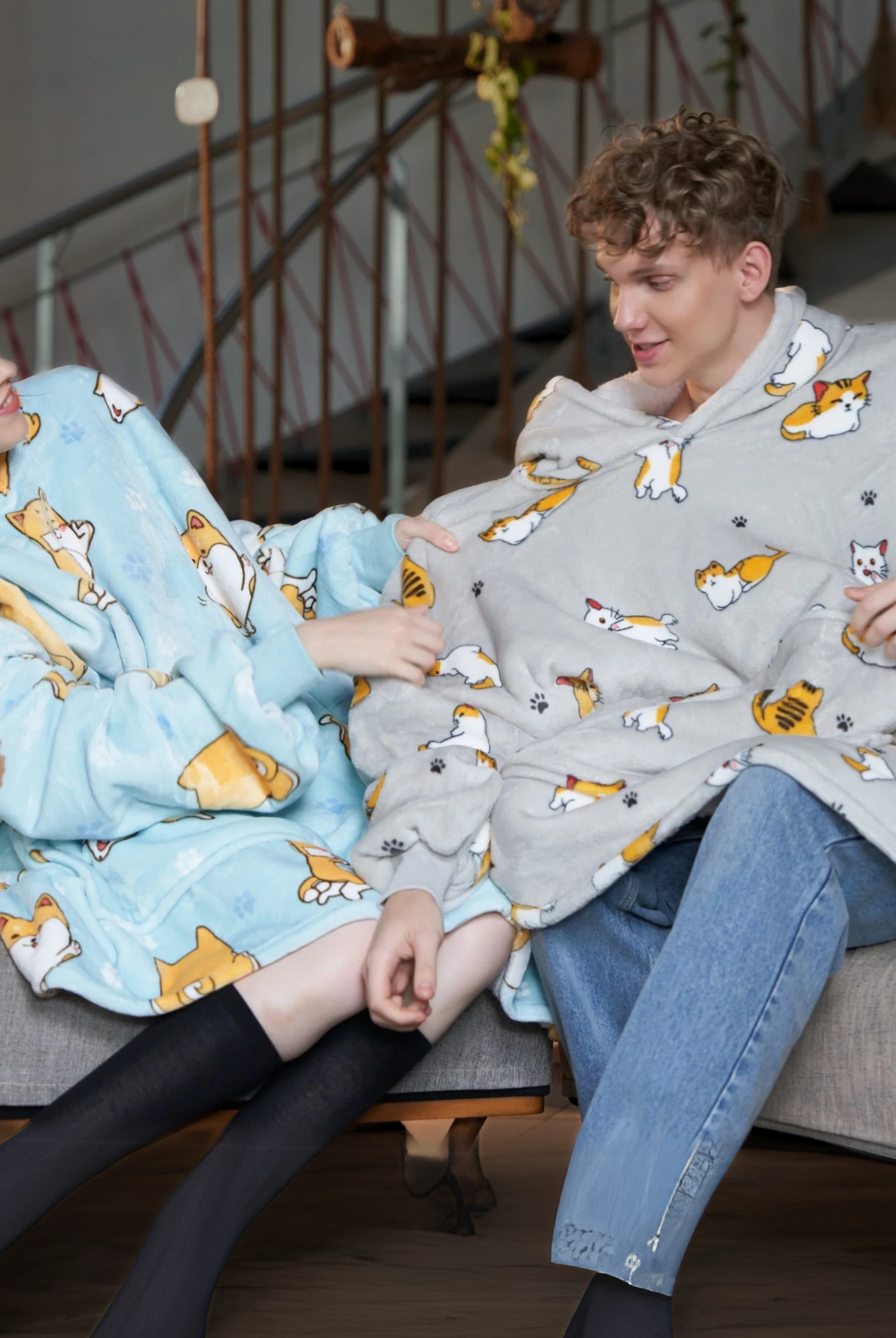 Shiba Dreams - Hoodie Blanket - Comfy Series