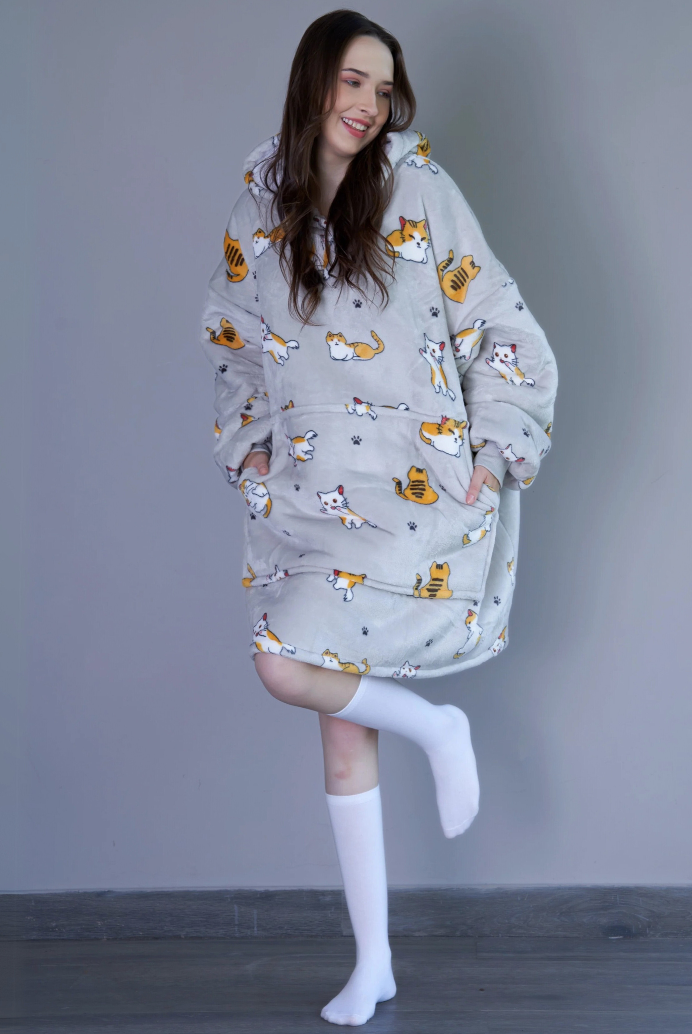 Purrfect Kitty - Hoodie Blanket - Comfy Series