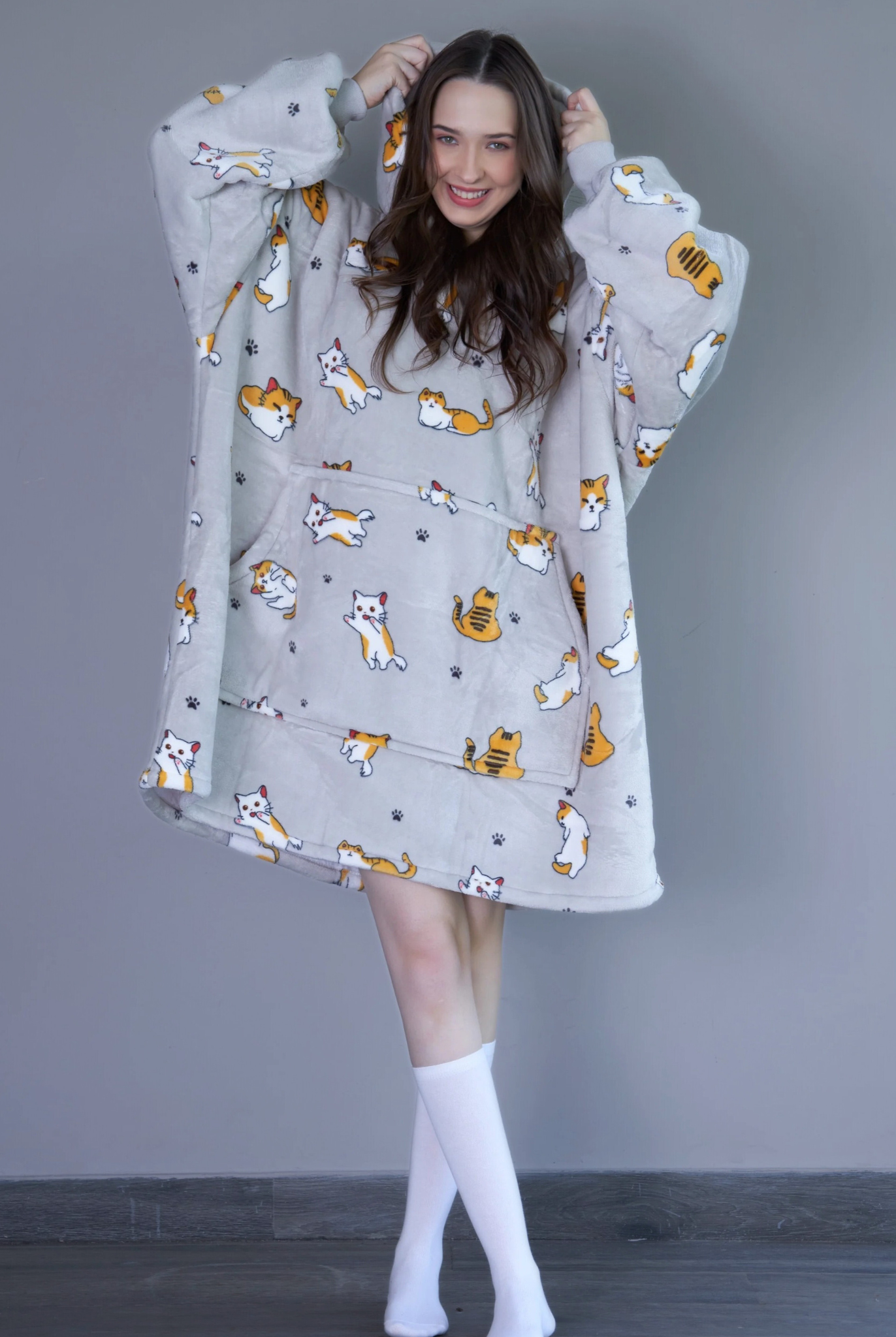 Purrfect Kitty - Hoodie Blanket - Comfy Series