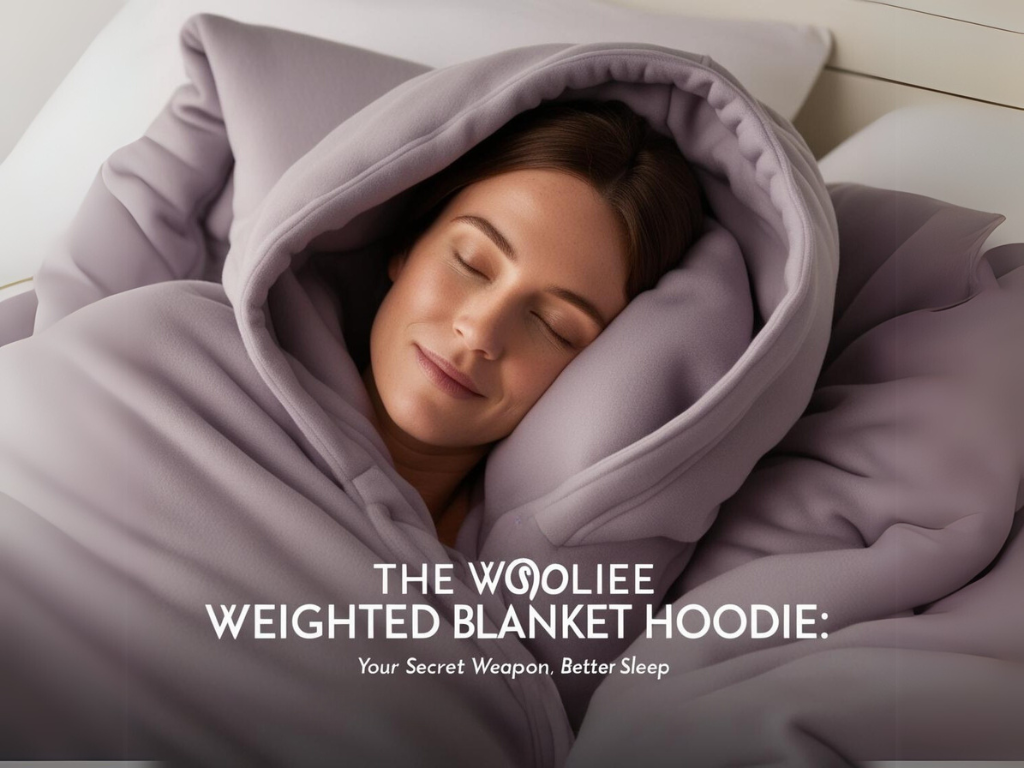 The Wooliee Weighted Blanket Hoodie: Your Secret Weapon for Better Sleep 😴💤